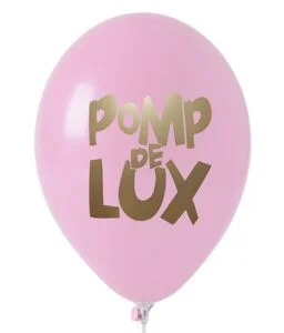 Balony z nadrukiem złotym