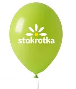 Balony z nadrukiem stokrotka