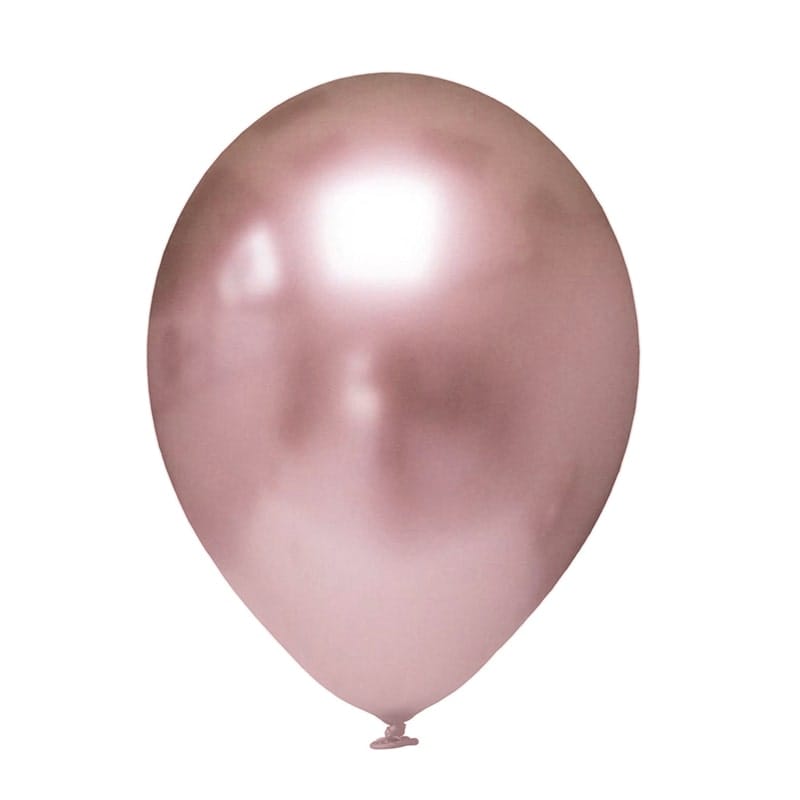 Balony-chromowane-różowe-srebro-735